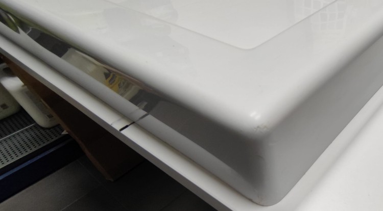 Brodzik kwadratowy biały Minimal 90x90 Deante