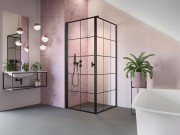 Kabina Radaway Nes Black KDJ I Factory 90x90x200 lewa