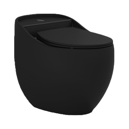 Kompakt WC SILIA RIM Black Lavita