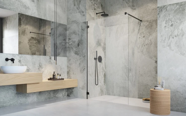 Kabina prysznicowa Radaway Essenza Pro 8 Black Walk-in II