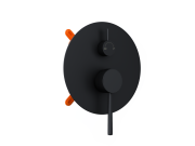 Prysznicowy zestaw podtynkowy corsan z03mbl czarny