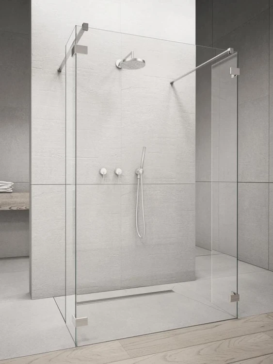 Kabina Radaway Euphoria walk-in I 130x200 szkło przejrzyste