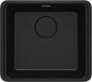 Zlewozmywak granitowy 1-komorowy nero Momi Deante
