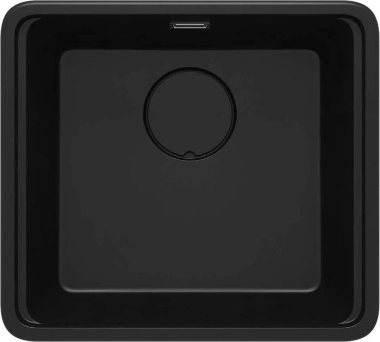 Zlewozmywak granitowy 1-komorowy nero Momi Deante