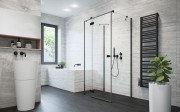 Kabina przyścienna Radaway Essenza Black KDJ+S 80x100x200 lewa