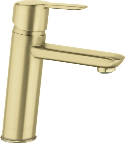 Bateria umywalkowa stojąca Arnika Deante złoto szczotkowane