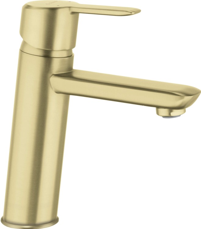 Bateria umywalkowa stojąca Arnika Deante złoto szczotkowane