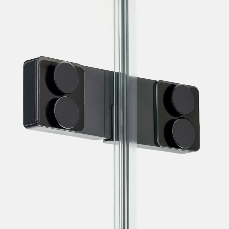 Drzwi prysznicowe New Trendy Eventa Black Chrome lewe czyste