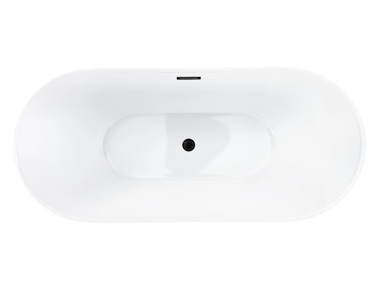 Wanna wolnostojąca corsan e043 nauti 170 cm z wykończeniem grafit / gun metal