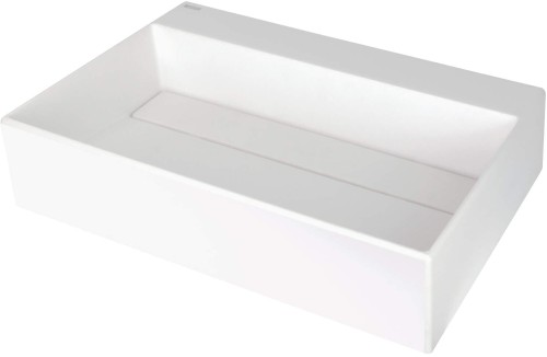 Umywalka granitowa nablatowa 60x40 z maskownicą Correo Deante