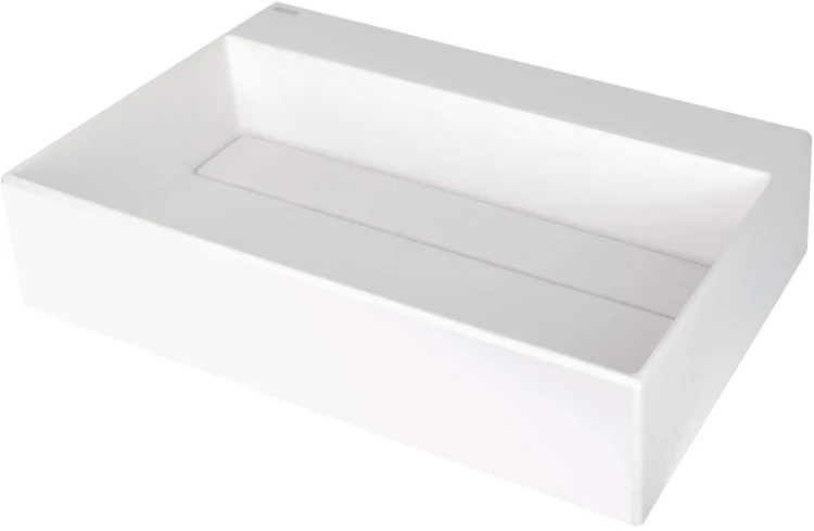 Umywalka granitowa nablatowa 60x40 z maskownicą Correo Deante