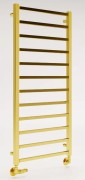 Grzejnik łazienkowy Aurum złoty 76x40 Luxrad + zawory