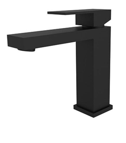 Bateria umywalkowa Besco MODERN / VARIUM II czarny matt