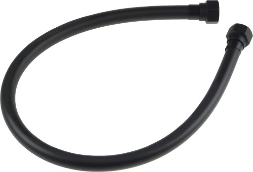 Wąż do deszczowni i zestawów prysznicowych czarny 60cm Deante