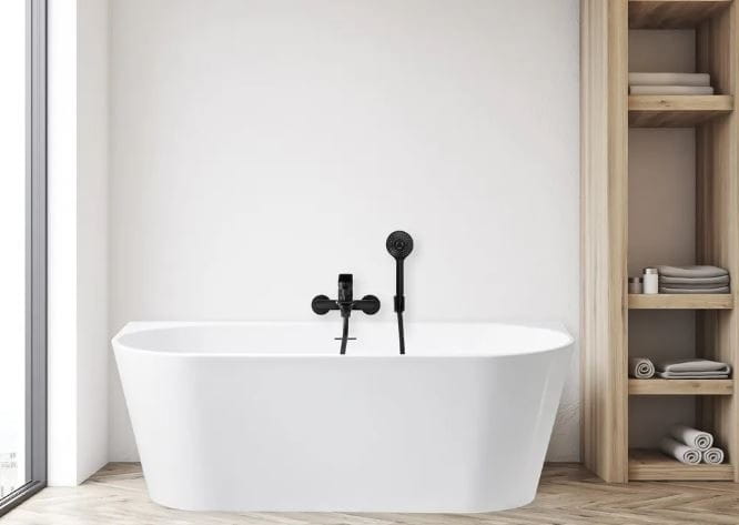 Wanna przyścienna akrylowa biała Olimpia 170 REA