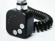 Grzejnik wodno-elektryczny Solis podwójny czarny 44,5x100 Luxrad