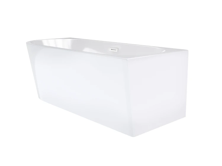 Wanna wolnostojąca narożna corsan intero 150 x 75 montaż prawostronny korek klik-klak biały