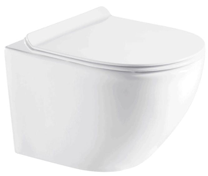 Miska wisząca WC Emporia Nox 1.0 biała + deska wolnoopadająca slim