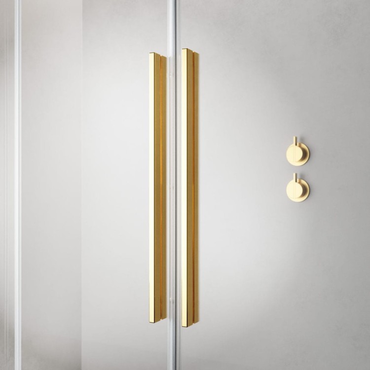Kabina prysznicowa Furo Gold KDJ 100x80x200 Radaway prawa złota