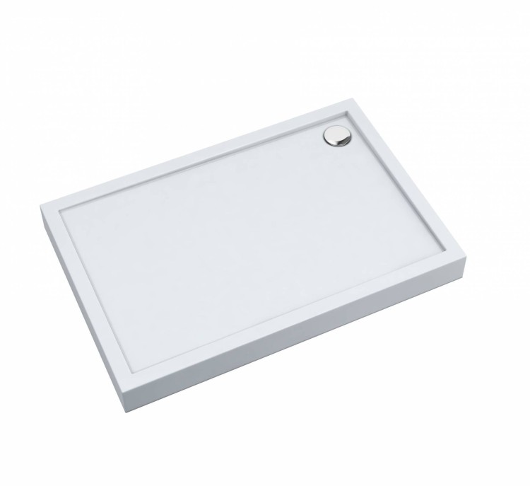 Brodzik prostokątny Cameron 70x140 Schedpol Schedline, biały