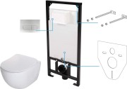 Zestaw WC podtynkowy 6 w 1 Peonia Deante