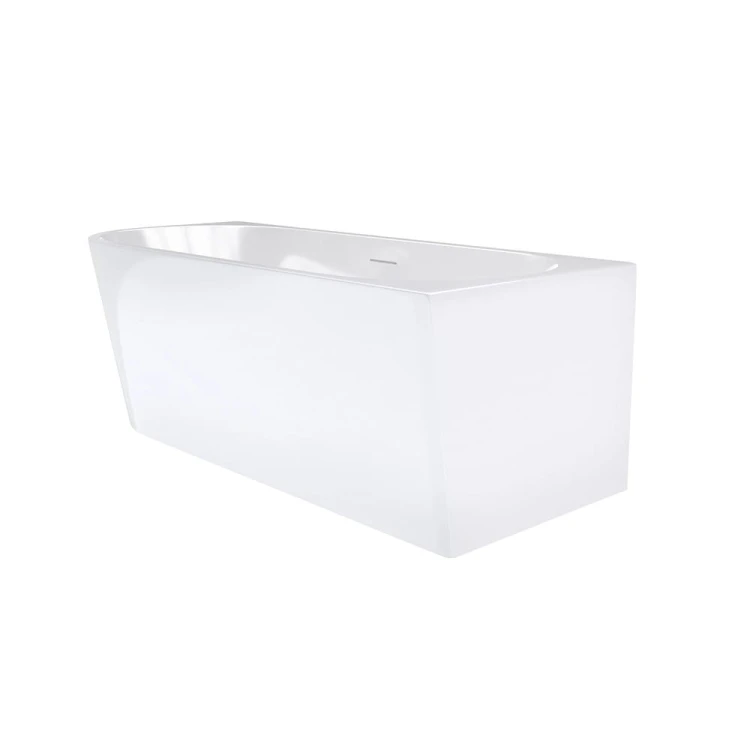 Wanna narożna intero v230spwh 140 cm montaż prawostronny przelew szczelinowy korek klik klak biały