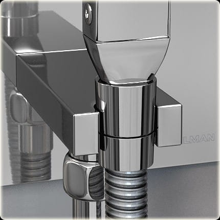 Bateria bidetowa podtynkowa KOHLMAN Excelent QW138H