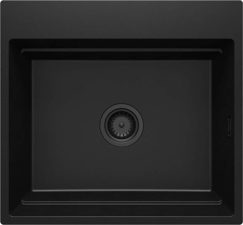 Zlewozmywak granitowy magnetyczny 1-komorowy nero Magnetic Deante