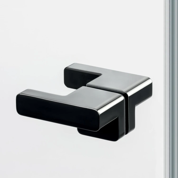 Drzwi prysznicowe New Trendy Eventa Black Chrome lewe czyste