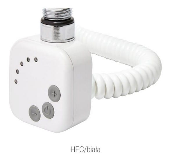 Grzałka elektryczna HEC biała połysk Radeco