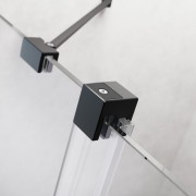 Drzwi prysznicowe Furo Black DWD 140x200 Radaway czarne
