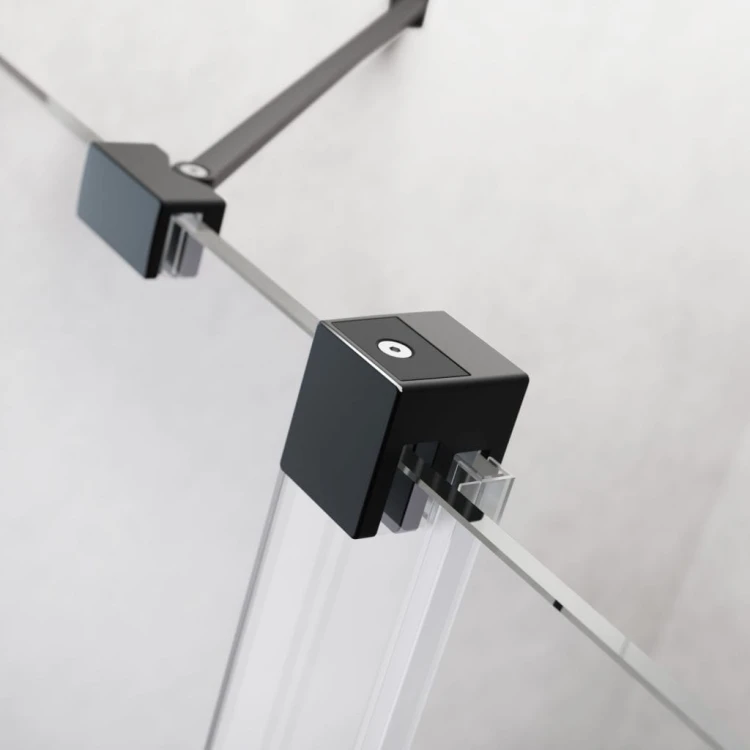 Drzwi prysznicowe Furo Black DWD 140x200 Radaway czarne