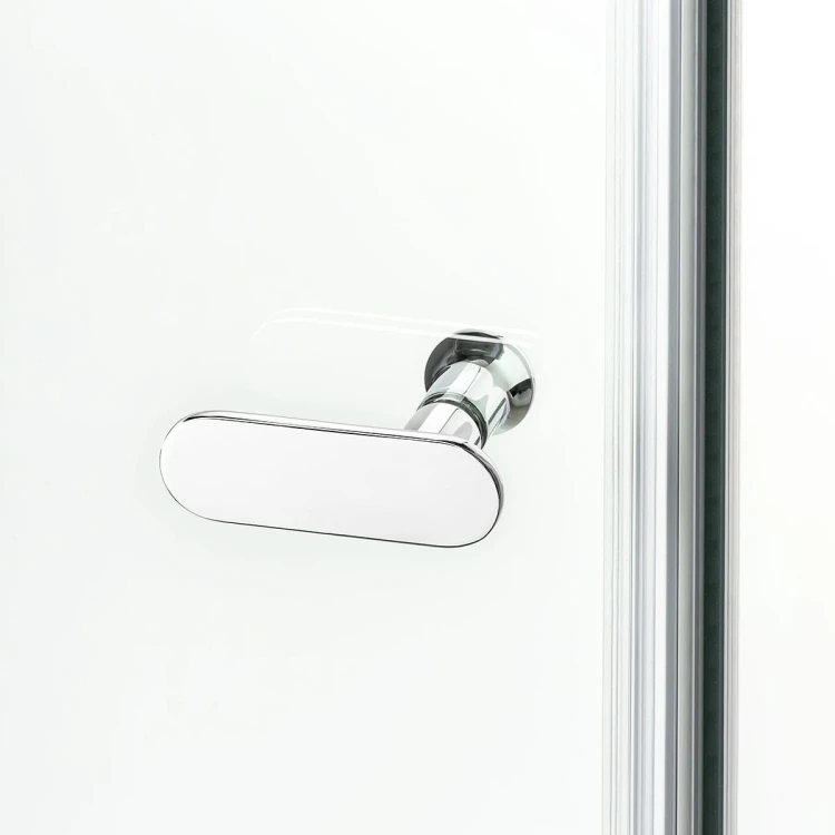 Kabina asymetryczna New Trendy New Soleo 120x85x195 szkło czyste