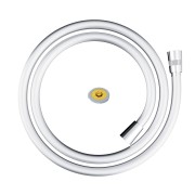 Wąż prysznicowy z pcv corsan cmw250 silver z o-ringiem i regulatorem przepływu wody neoperl