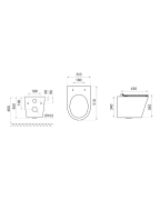 Miska wisząca WC Galve 3.0 Lavita