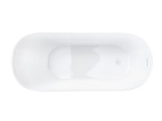 Wanna wolnostojąca corsan estella 170 cm z wykończeniem białym