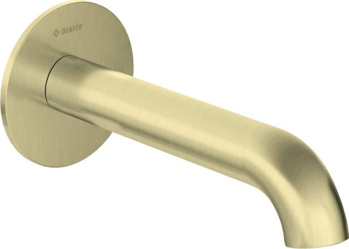 Wylewka wannowa umywalkowa złoty szczotkowany Silia Deante