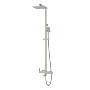 Kolumna prysznicowa ango cmn02mbslw deszczownica 25cm wylewka obrotowa stal szczotkowana