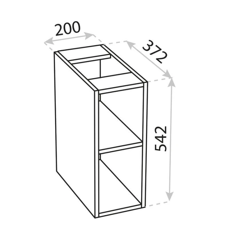 Moduł wiszący 200x400 Lavita