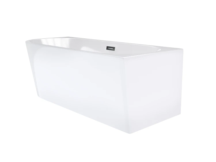 Wanna narożna corsan intero prawa 170 cm z wykończeniem czarnym