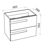 Szafka wisząca Floryda 600 Lavita