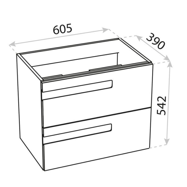 Szafka wisząca Floryda 600 Lavita
