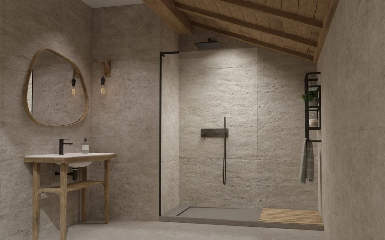 Kabina prysznicowa walk-in Radaway Modo SL Black II lewa