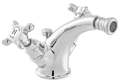 Bateria bidetowa z korkiem Axbridge Cross Chrom Vado