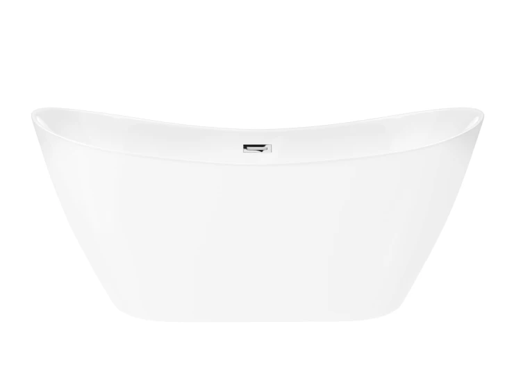 Wanna wolnostojąca corsan e043 nauti 160 cm z wykończeniem chrom