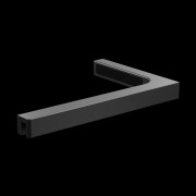 Parawan nawannowy Radaway Modo SL Brushed GunMetal PNJ II prawy