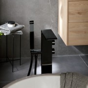 Bateria VADO OMIKA Noir wannowa wolnostojąca czarny poler