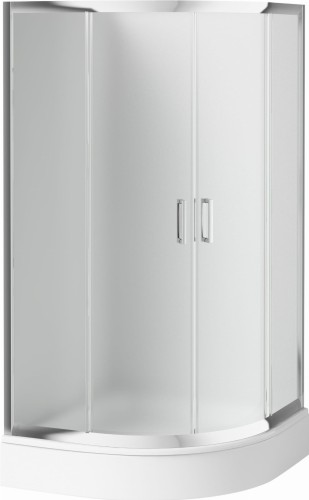 Kabina półokrągła 90x90x170 Funkia Deante szkło szronione