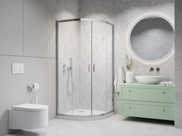 Kabina prysznicowa Radaway Alienta A 80x80x190 przejrzysta