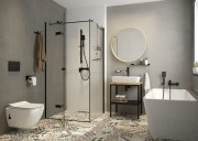 Miska WC z funkcją bidetu - z baterią mieszaczową